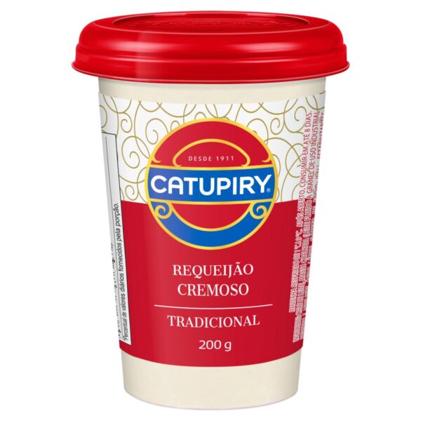Requeijão Cremoso Tradicional Catupiry Copo 200g 4